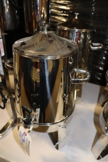 Times 2 - Choice stainless 3 gallon chafing coffee urn