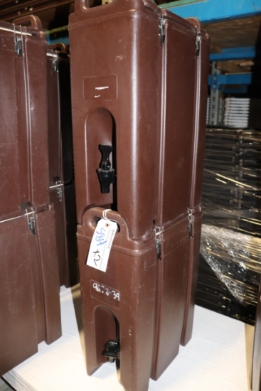 Times 2 - Cambro 500LCD hot/cold catering dispensers