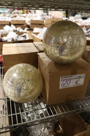 Times 5 - 8" round LED globes