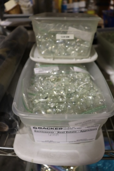 All to go - 3 Totes of clear gems