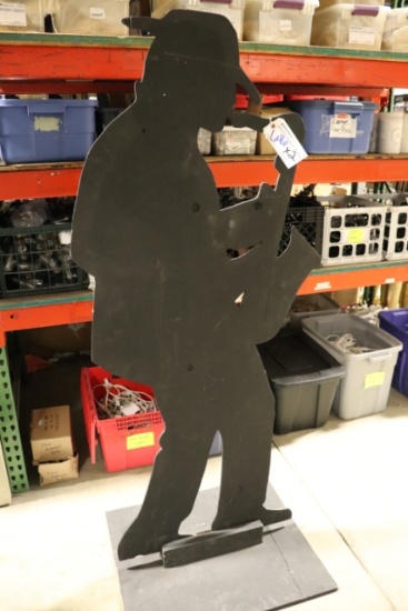 Times 2 - 6' Tall saxophone silhouettes