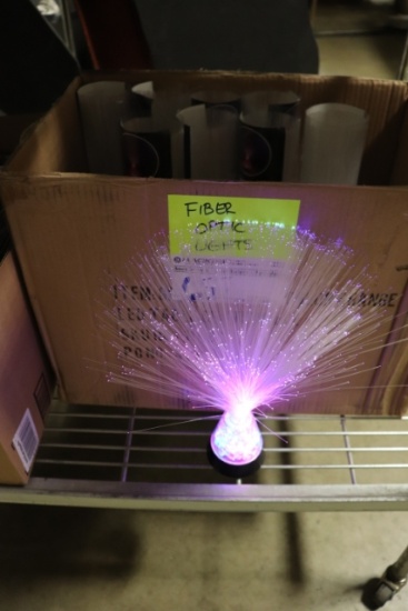 All to go - 9 fiber optic lighted center pieces