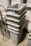 Times 6 - Rubbermaid kitchen trash cans