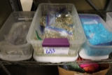All to go - 3 Totes gold/silver/blue decorative diamonds