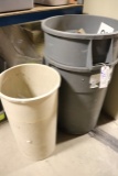 All to go - 3 trash cans - 2 are Brute