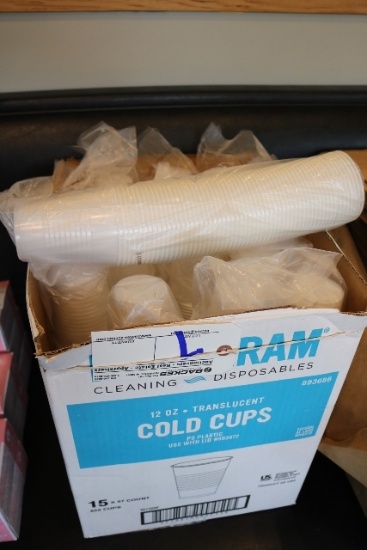 Case of Cold Cups 12 oz. plastic cups