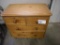 4 drawer pine chest 33
