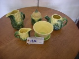 All to go Stanford Ware corn pattern- Shawnee  Pottery