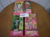 All to Go  Native American Barbie, Holiday Dreams Barbie, Totally Hair Barb