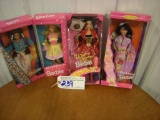 Japanese Barbie, Western Stompin Tara Lynn, Picnic Pretty Barbie, Native Am