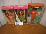 Polynesian Barbie, Tangerine Twist Barbie, Kenyan Barbie