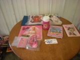 All to Go Notebook of Barbie Magazines, Books, Calendar, Thermos, Misc