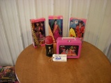 All to Go Chinese Barbie, Indian Barbie, Baywatch Ken, Barbie Thermos and L