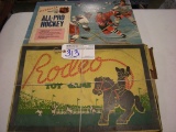 Old Rodeo Game and All Pro Hockey Game