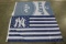 Times 2 - 3 x 5' New York Jets and New York Yankees team flags