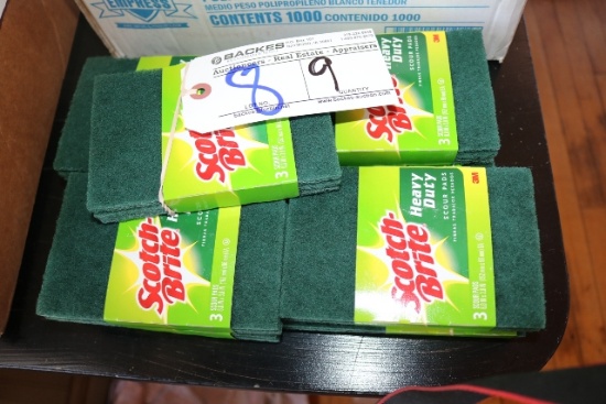 9 Packages scrub pads
