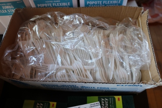 Box plastic forks