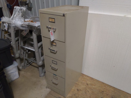 4 drawer metal file cabinet