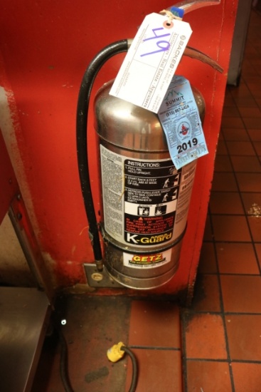 K-Guard type K fire extinguisher