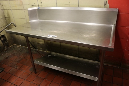 62" right side clean table