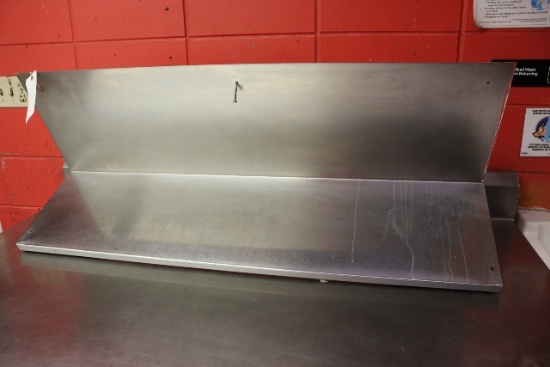 12" x 48" stainless wall mount shelf