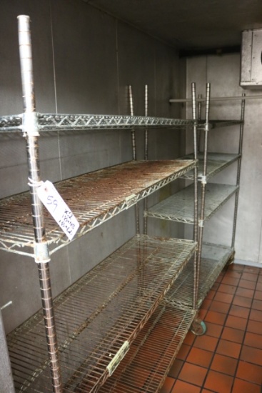 Times 2 - 18" x 48" & 18" x 60" portable wire racks