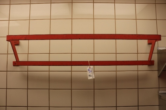 64" wall mount pot & pan rail