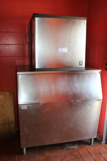 Manitowoc QY1004A- 1000# ice machine, air cooled