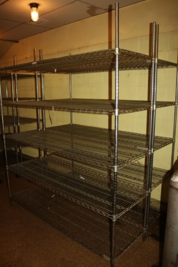 Times 2 - 24" x 72" wire racks