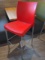 Times 8 - Florida Seating ICE-B/ROJO bar chair - Pedrali Ice - stackable -