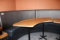 All to go - 3 piece - curved back bar height bar seating - approximately 8'