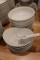 All to go - white Tuxton bowls
