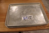 Times 5 - aluminum 1/2 size sheet pans