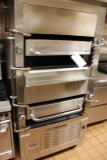 Stack of South Bend 270D-4 gas steak broilers - #19A04094 - portable - pd$1