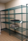 Times 3 - green coated racks - 2) 24 x 48 and 1) 24 x 60 green coated racks