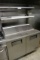 True TSSU-48-12 sandwich prep table with double over shelves - not cooling