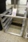 Counter top stainless pan rack