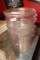 Times 4 - 1) 12 quart & 3) 18 quart round food storage containers with 2 li