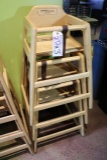 Times 3 - Oak high chairs