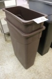 Times 2 - Brown kitchen trash cans
