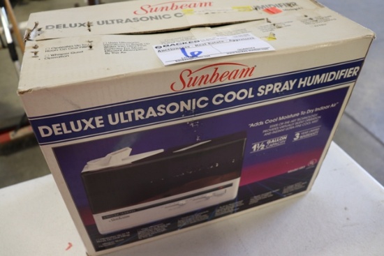 Sunbeam deluxe ultrasonic cool spray humidifier