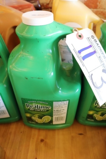 Times 3 - Real lime 1 gallon lime juice