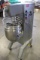 Univex SRM30 portable 30 quart mixer with stainless bowl, bowl ring, hook,