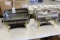 Times 2 - Vollrath 9 quart rectangle stainless roll top chaffing units with