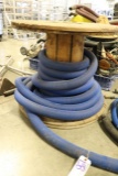 Roll of blue hose