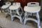 Times 3 - Winco gray plastic high chairs