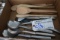 Box service spoons & wood spoons