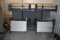 Stage Right 16' x 28' double sided (grey carpet & black FRP) stage platform
