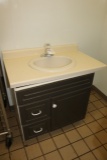 Base cabinet with sink