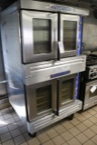 Bakers Pride Cyclone series gas stacked convention ovens model 457GDCOGDN1
